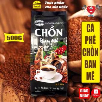 1kg cafe chồn ban mê, cafe chồn rang xay pha phin đặc sản (túi 500g)