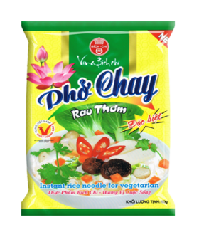 PHỞ CHAY RAU THƠM BÍCH CHI (THÙNG 30 GÓI)