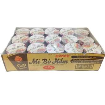 1 Thùng Mì ly ăn liền - Mì Bò Hầm vị cay 62g