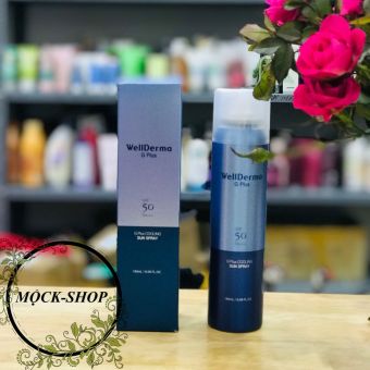 ❤️ Xịt chống nắng Wellderma G Plus Cooling Sun Spray SPF 50Pa++++