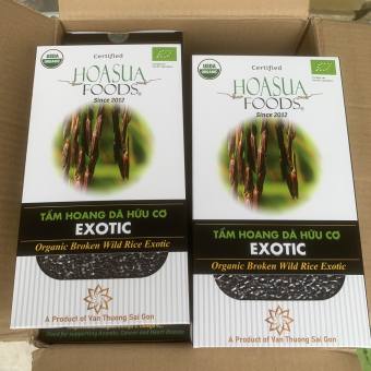 Gạo tấm lứt đen hoang dã Exotic Hoa Sữa hữu cơ 1kg