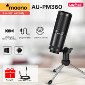MAONO PM360TR Condenser Microphone with Tripod Stand
