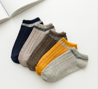 9 màu sắc - Tất Nam, nữ cotton100% nội địa Nhật loại cổ ngắn cao cấp chun co giãn 4 chiều, thoáng khí, kháng khuẩn.