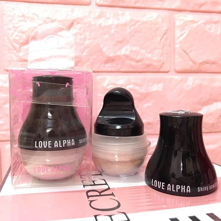Phấn phủ bột nhũ lấp lánh love alpha shiny powder