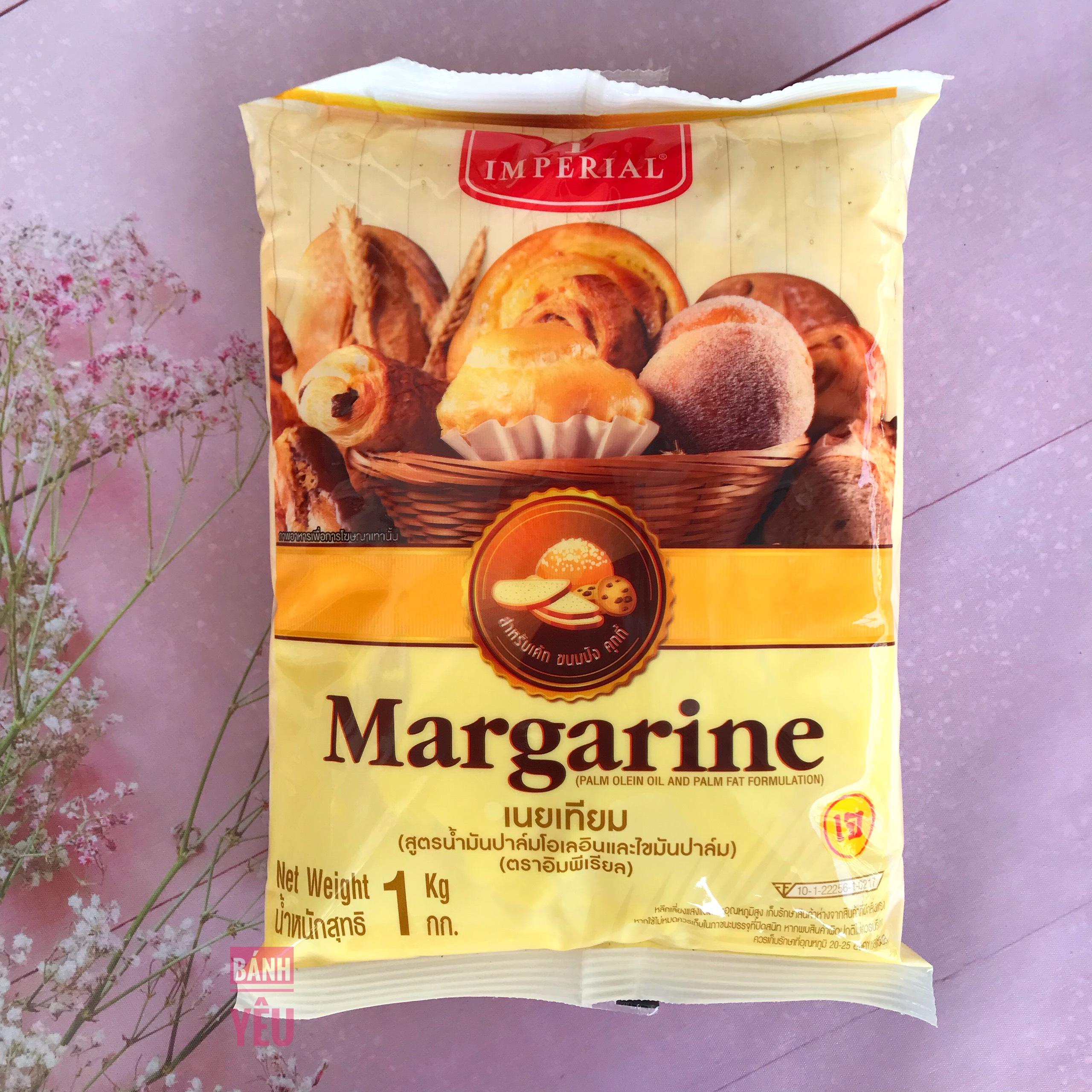 Bơ Thơm/ Bơ Mặn Magarine Thái Lan 1kg dung chế biến,làm bánh,..