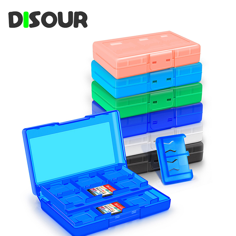 Disour hộp đựng thẻ trò chơi hộp đựng thẻ trò chơi 24 khe cho nintendo switch phụ kiện trò chơi switch