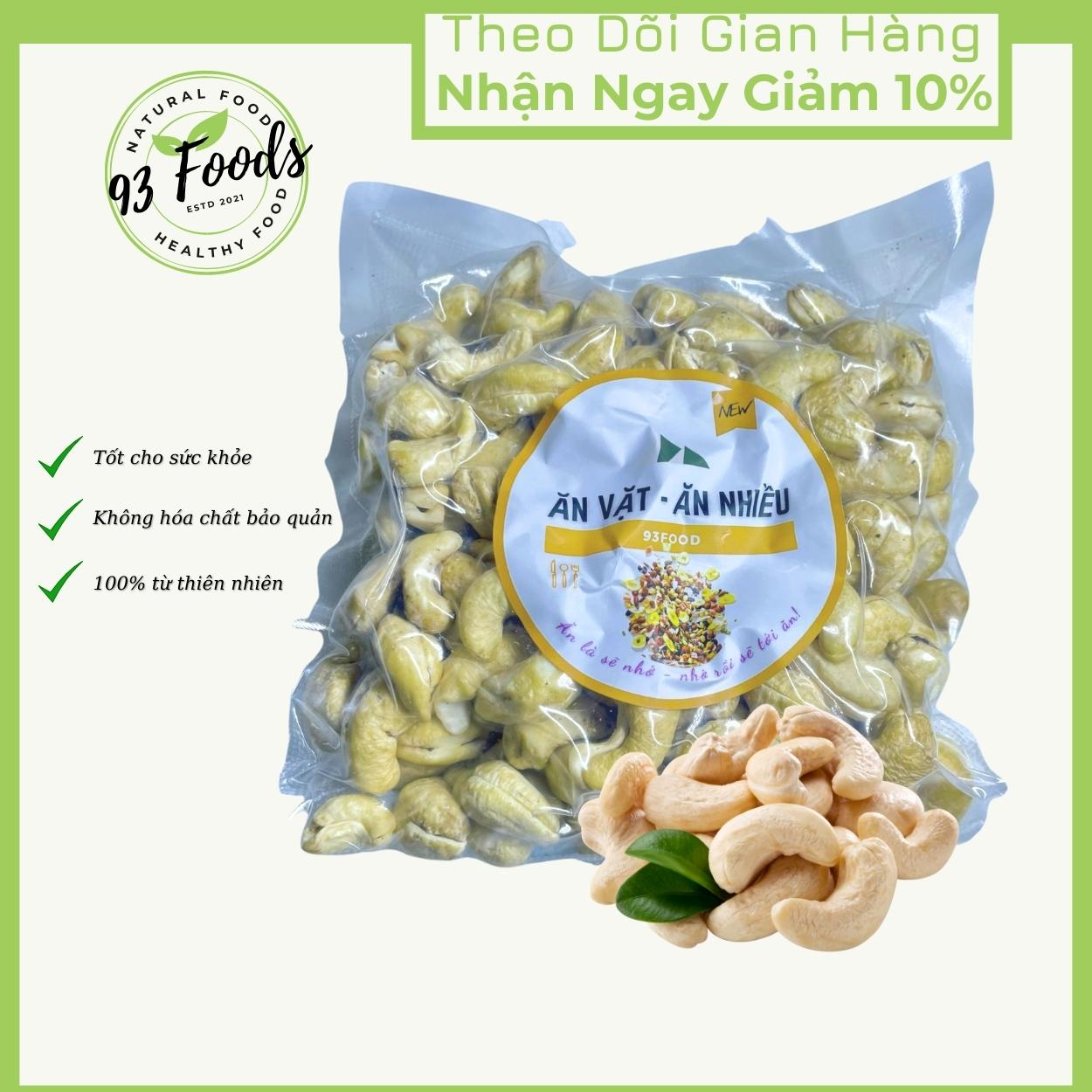 [FreeShip99k] 450G HẠT ĐIỀU SỮA, HẠT ĐIỀU SẠCH VỎ, Cam kết đúng mô tả hàng không pha trộn, thích hợp Làm Sữa Hạt, Chế Biến bánh kẹo, ăn Kiêng, Ép Cân l  Loại A+  l  Đặc sản Bình Phước 93 - Food