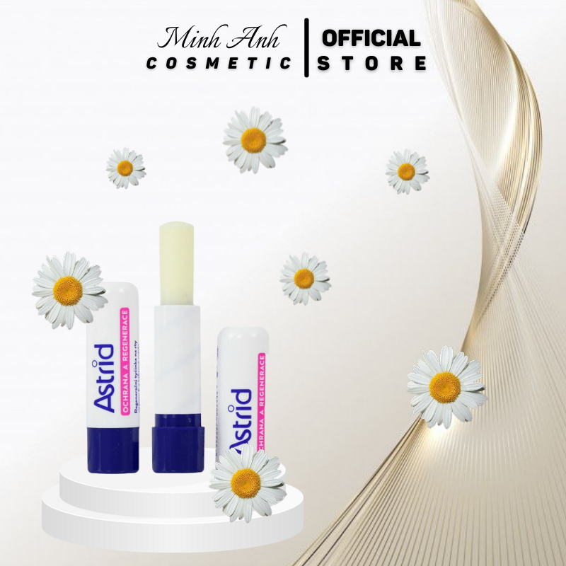 Son Dưỡng Mỡ Hươu Astrid Vitamin E Chính Hãng Nga Fullsize 4.7g