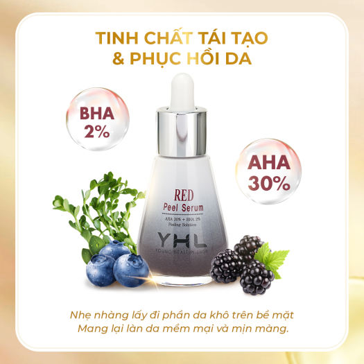 Tinh Chất Tái Tạo Phục Hồi Da YHL Red Peel Serum Giúp Da Mềm Mại 30ml Hàn Quốc