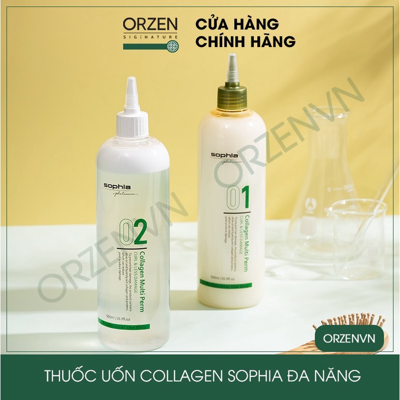 Thuốc uốn tóc Collagen Sophia đa năng Collagen Multi Perm