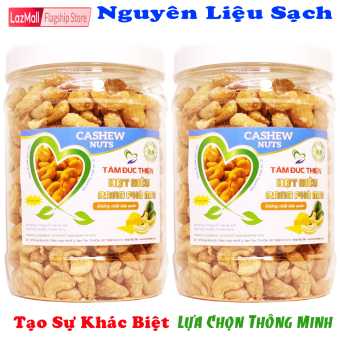 Nguyên Liệu Sạch Điều Bình Phước Combo 2 Hộp Hộp 500GR Hạt Điều Rang Phô Mai Tâm Đức Thiện Thực Phẩm Đóng Gói Đóng Hộp Ăn Liền Đồ Ăn Vặt Lazada bánh kẹo quà Tết