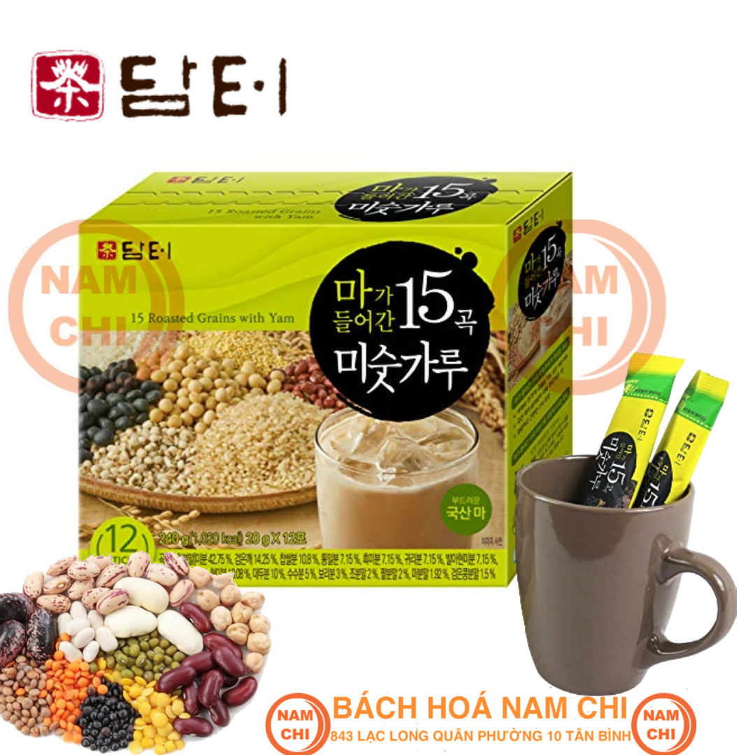Ngũ cốc damtuh 15 loại đậu hộp 240g - nhập khẩu hàn quốc