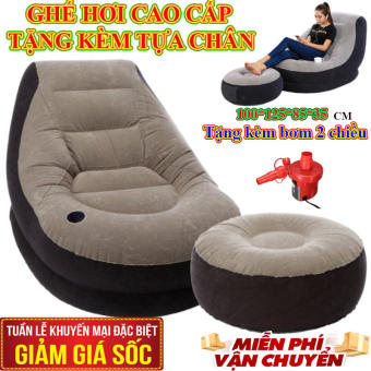 (TẶNG BƠM ĐIỆN)Combo ghế hơi tựa lưng cao cấpvà đệm hơi đơnGhế hơi tựa lưng giá rẻGhế đệm hơi tựa lưngGhế Nệm Hơi Tựa Lưng cao cấp Thư gian thoải mãi ở ban công mọi không gian.