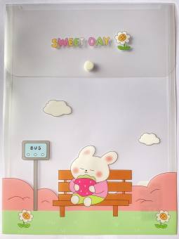 Túi A4 đựng hồ sơ có nút, chống nuốc, hình xinh