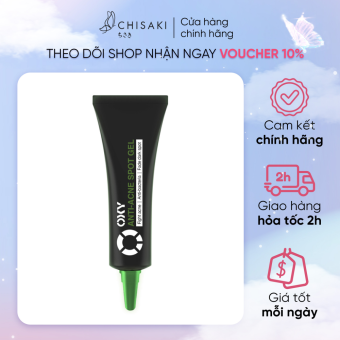Gel Chấm Mụn Oxy Hỗ Trợ Sạch Mụn, Mờ Thâm 10g