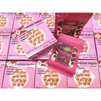 kẹo giảm cân socola hồng hộp 40 viên