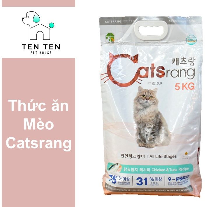 Hạt Catsrang cho mèo nhập khẩu Hàn Quốc - Túi 1kg