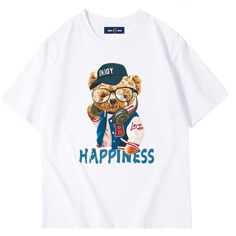 Áo thun tay lỡ Justin Drew , Áo thun unisex nam nữ form rộng oversize chất liệu Cotton - AT10 - 4