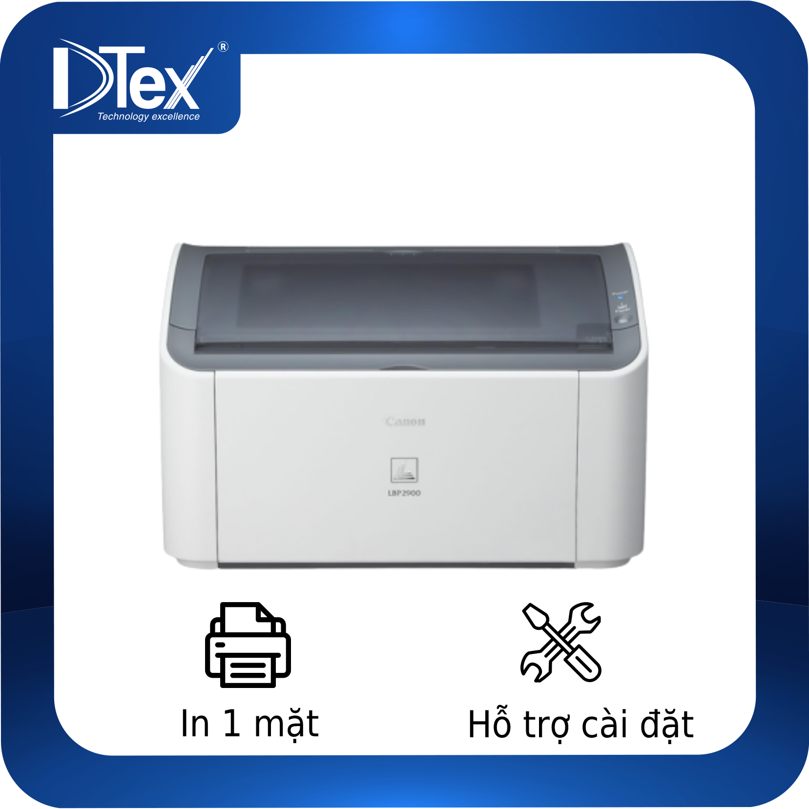 Máy in laser trắng đen canon lbp2900 - hàng chính hãng