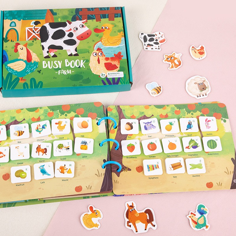 HỌC LIỆU BÓC DÁN THÔNG MINH MONTESSORI NHIỀU CHỦ ĐỀ CHO BÉ - BUSYBOOK GIÚP PHÁT TRIỂN TRÍ TUỆ