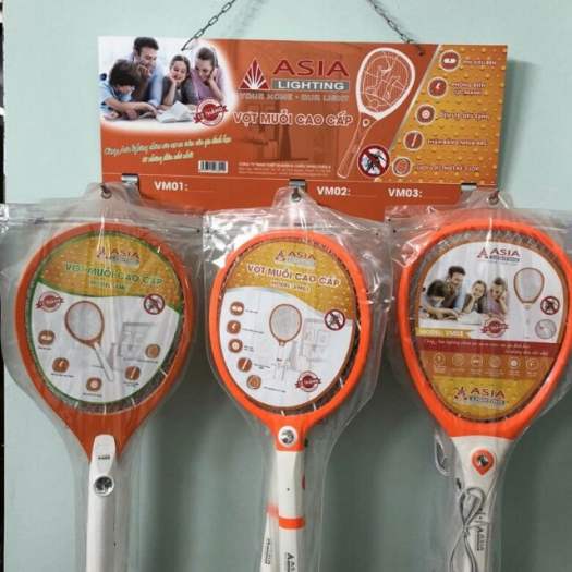 Vợt bắt muỗi mới asia lighting HÀNG SẢN XUẤT( NÓI KHÔNG VỚI HÀNG TRUNG QUỐC) - VM 03