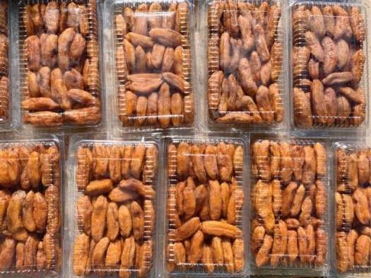 500g Chuối nguyên trái sấy dẻo ngọt dịu - đồ ăn vặt - trái cây sấy khô