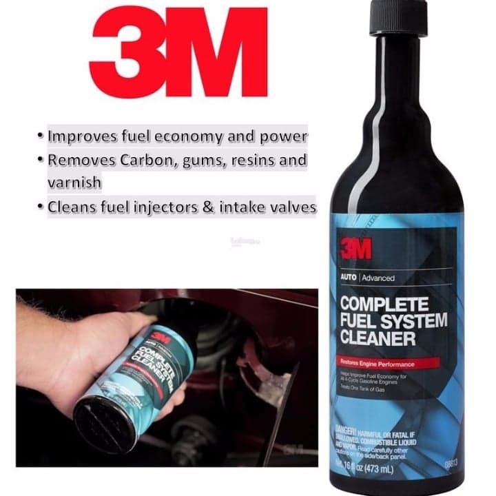 Dung môi phụ gia xăng 3m 08813 - súc béc xăng ô tô 3m - pn8813 fuel system cleaner tank additive 16oz pkxs