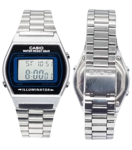 ภาพหน้าปกสินค้า(ถูกที่สุด) casio นาฬิกาข้อมือ รุ่น B640WC-5A กล่อง+คู่มือ คาสิโอ้ สายเหล็ก กันน้ำ100%  สีพิ้งโกล์ว ดำทอง  RC610 ที่เกี่ยวข้อง