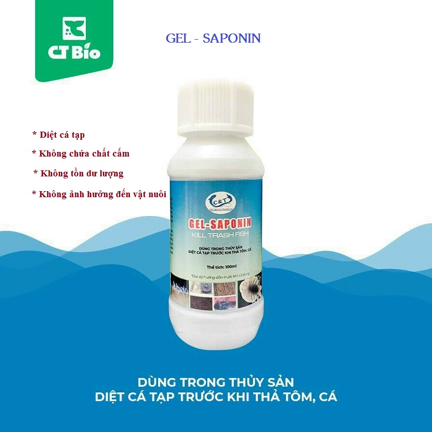 Diệt cá tạp Saponin 100ml cho cá