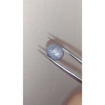 SPTG022 - Đá saphia trắng ghi có sao tự nhiên Lục Yên - Yên Bái