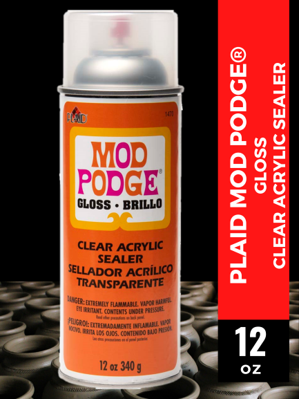 PLAID Mod Podge® GLOSS Acrylic Sealer 12 oz. Aerosol Spray