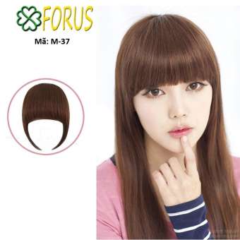 Tóc mái dầy có mai M37, màu [nâu vàng 2/30] tóc giả nữ