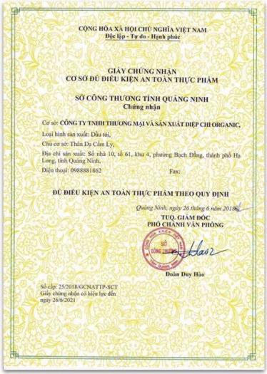 [Hết ho sổ mũi] Dầu tỏi Diệp Chi gold + tặng ly