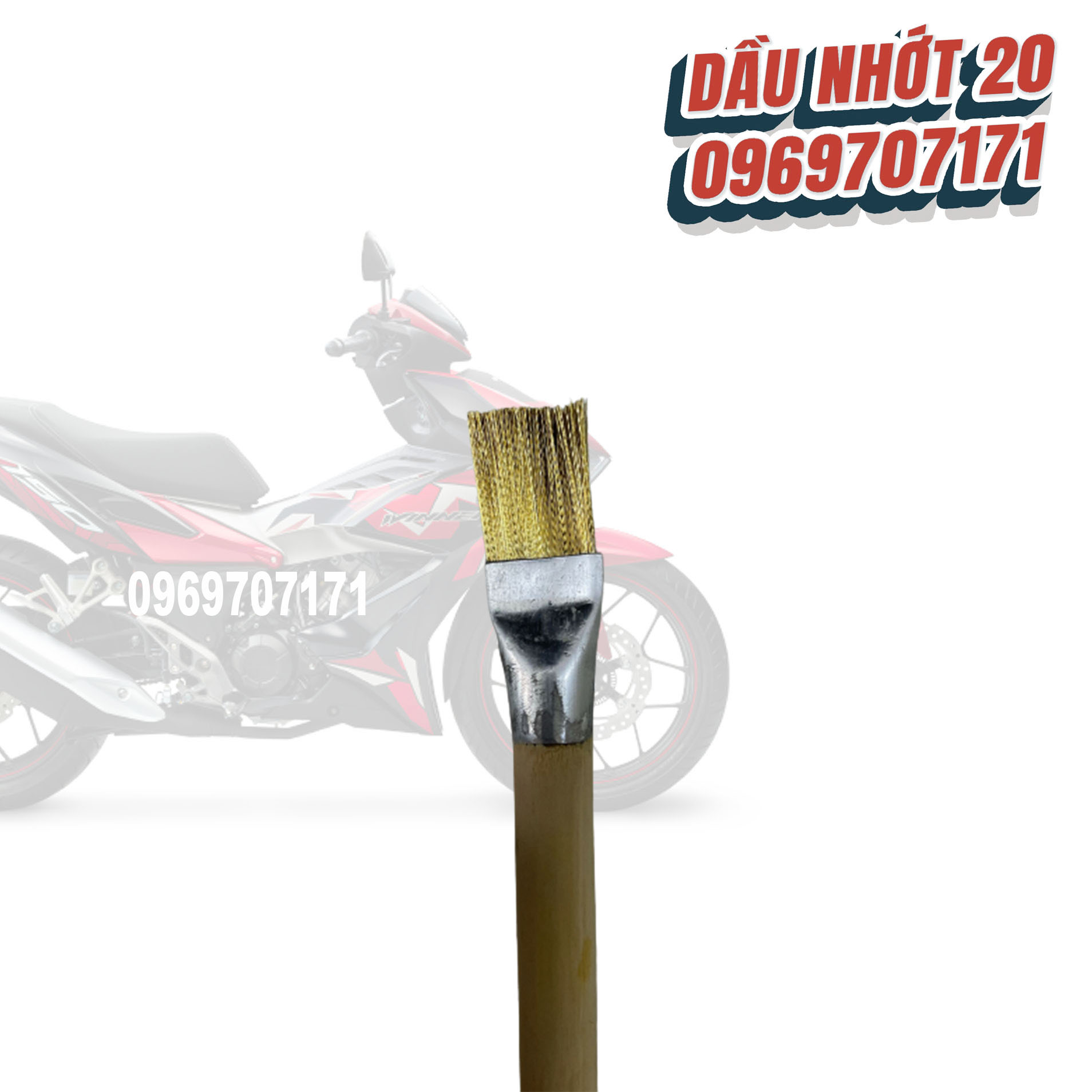 Cọ thau 2cm vệ sinh máy móc