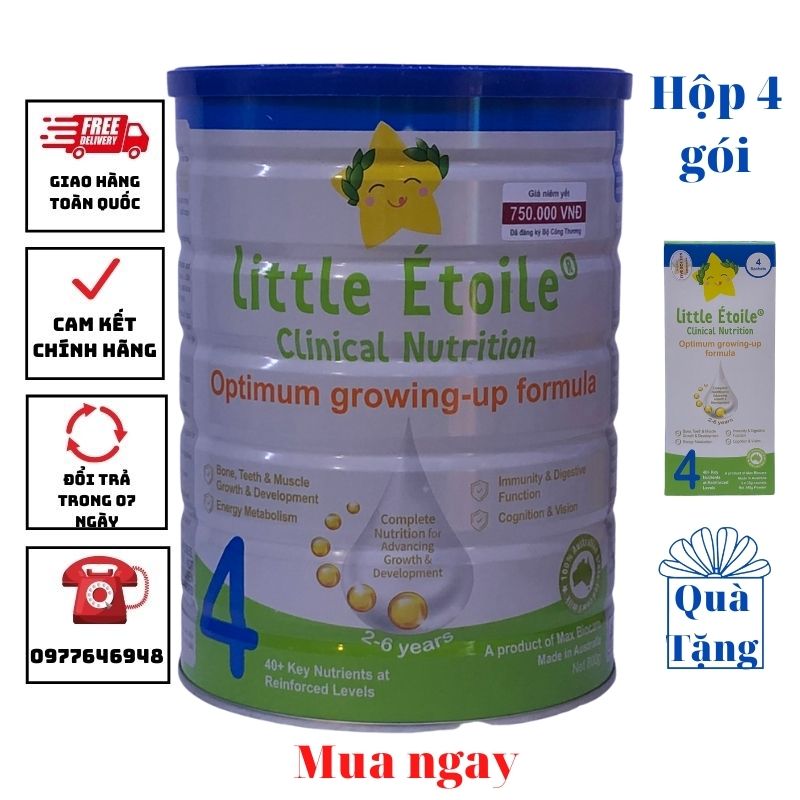 Sữa bột ngôi sao nhỏ max biocare Little etoile nutrition premium infant