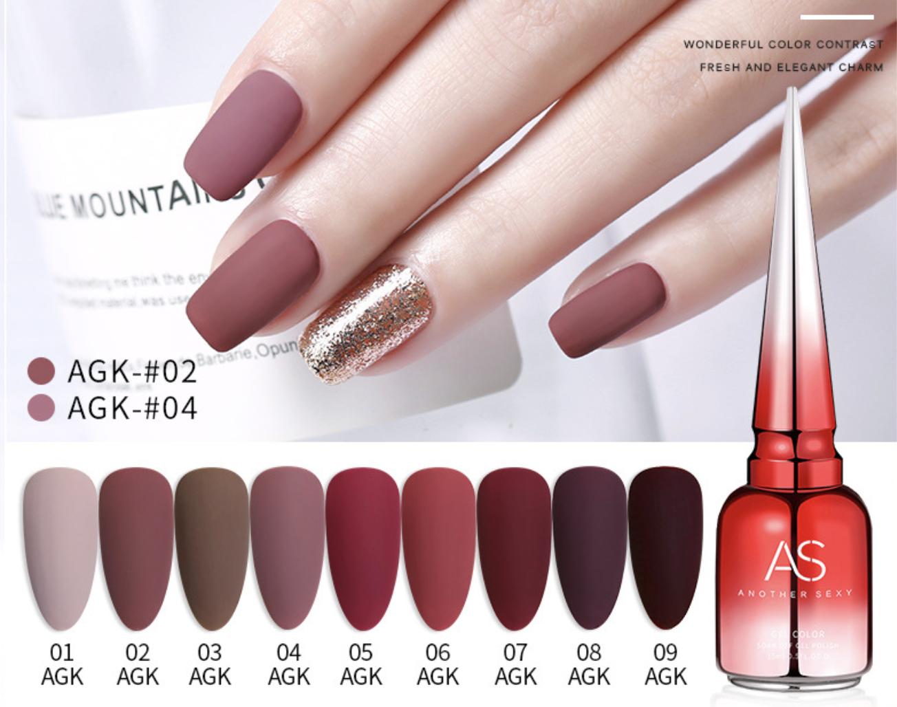 Sơn gel as mã agk 15ml chính hãng
