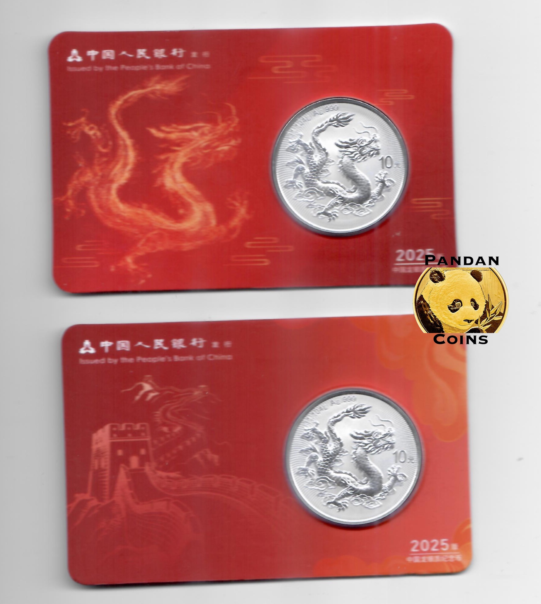1oz Perth Mint 9999 Silver Bar Kangaroo / Lunar Dragon / Snake