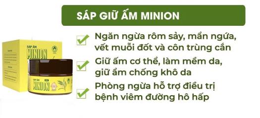 Sáp ấm Minion 20g