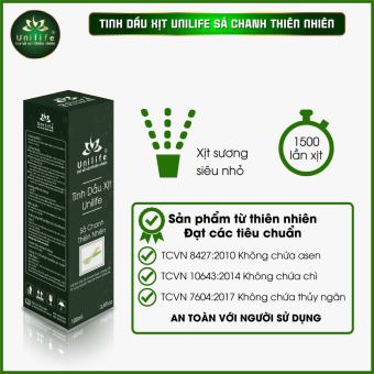 Chai Xịt Tinh Dầu Sả Chanh, Quế Unilife 100ml Xịt Phòng, Khử Mùi Đuổi Muỗi Thơm Phòng An Toàn