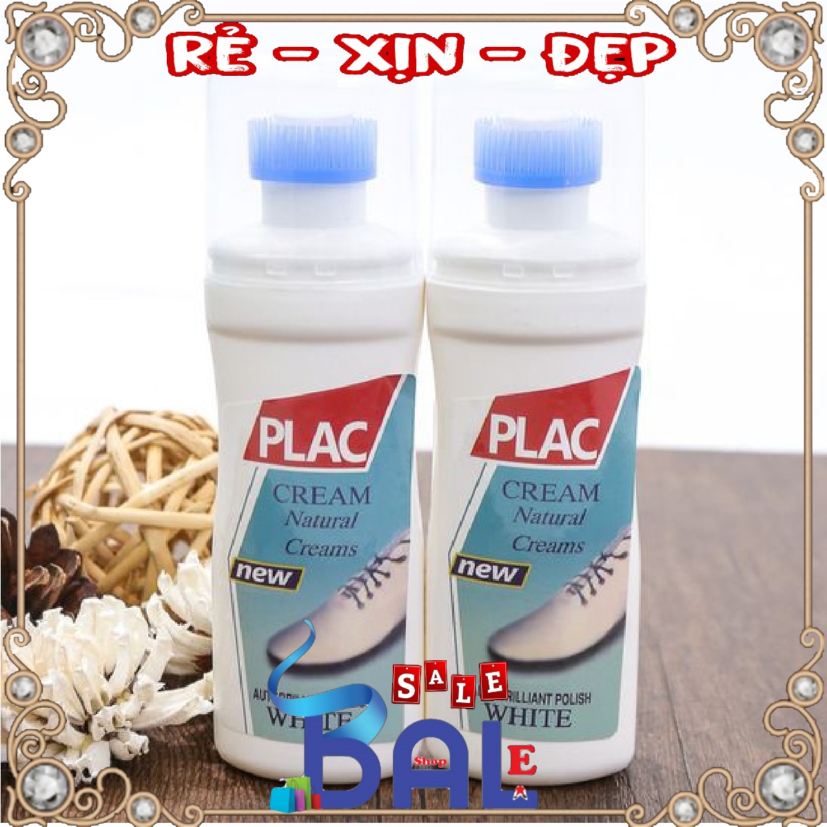 Chai tẩy trắng giày Flac CÓ BÀN CHẢI tiện dụng. Đánh bay vết ố bẩn trên đôi giày. Chai tẩy trắng giày vượt trội không thể thiếu trong tủ giày