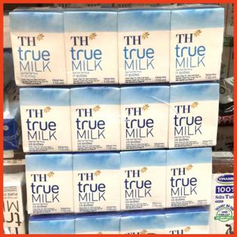 Lốc 4 Hộp Sữa Tươi TH True Milk Lốc Có Đường 110ml