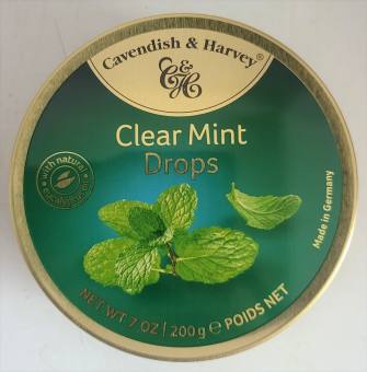 KẸO CỨNG VỊ BẠC HÀ [Germany] CAVENDISH & HARVEY Clear Mint Drops Peppermint Candies