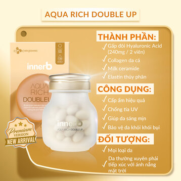 Innerb aqua rich doubleup 56 viên
