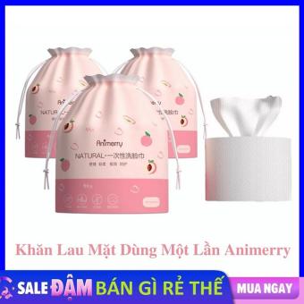 Khăn lau mặt khô đa năng dùng 1 lần mềm mại đa năng Animerry, khăn tẩy trang - Khăn mặt khô Animerry dùng 1 lần , lau ướt, Khăn giấy đa năng