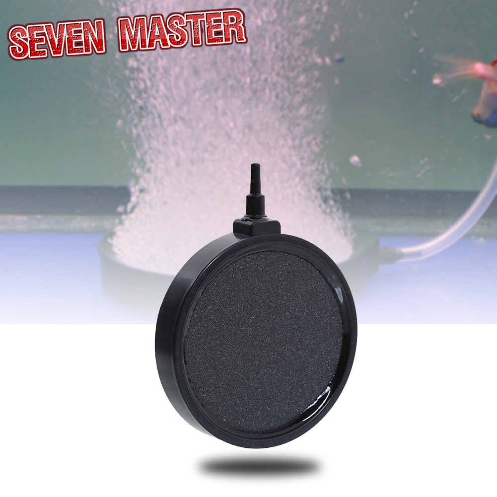 Máy sục khí đá bong bóng 107/130mm cho bể cá máy bơm bể cá thủy canh tấm oxy thủy canh phụ kiện máy bơm không khí aa009