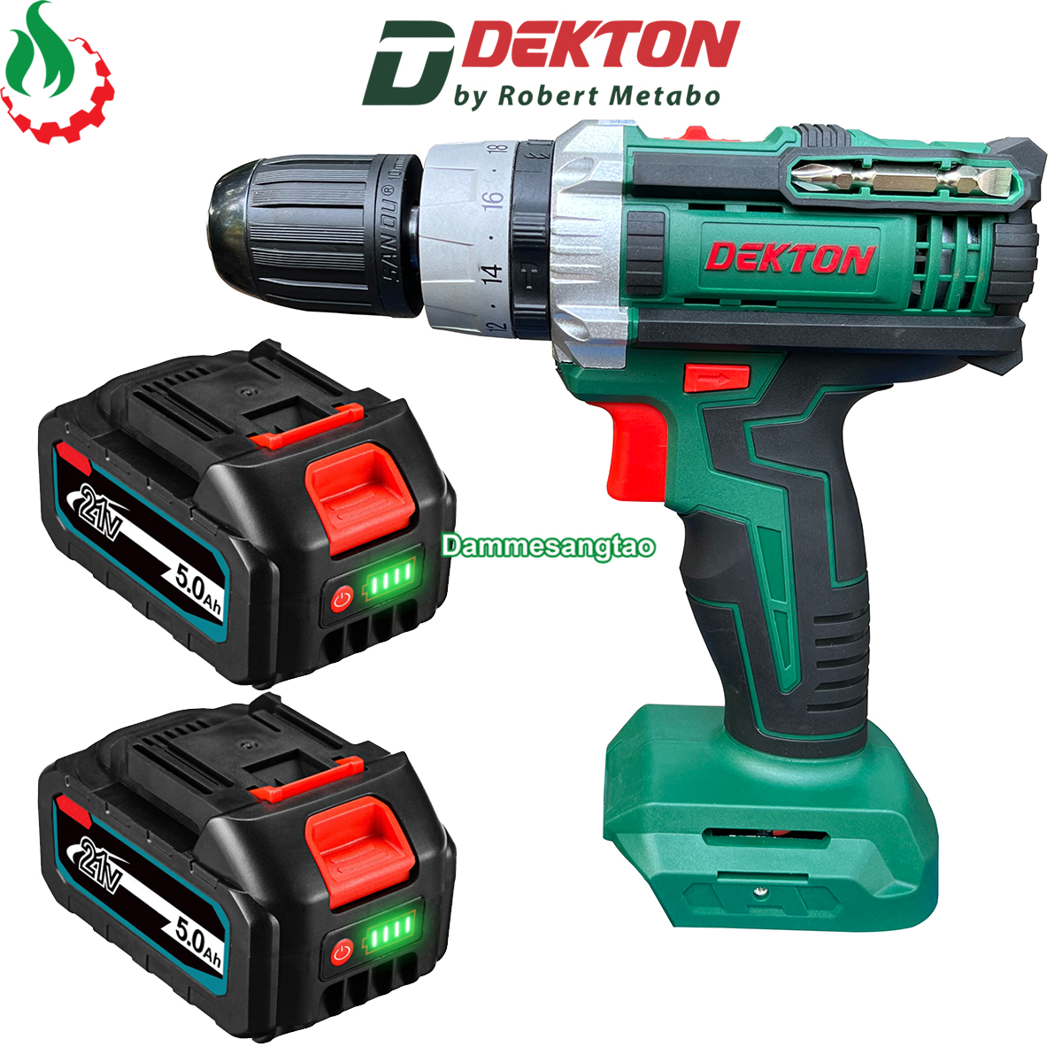 Máy khoan pin 18v dekton dk-2115b 39nm