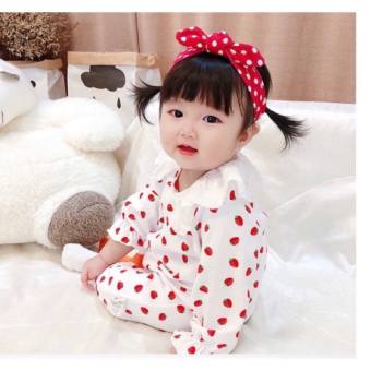 Tóc giả em bé 🤓🤓 Tóc giả băng đô chấm pi cho bé