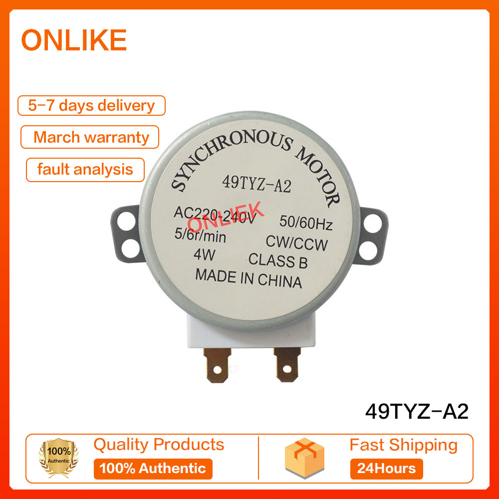 Newdv2 Turntable Microwave Oven Synchronous Motor AC 220-240V For Air Blower Tyj50 8a7 I2353539702