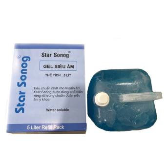 Gel siêu âm star soong màu xanh can 5 lít - Gel lạnh triệt lông- Gel điện tiêm