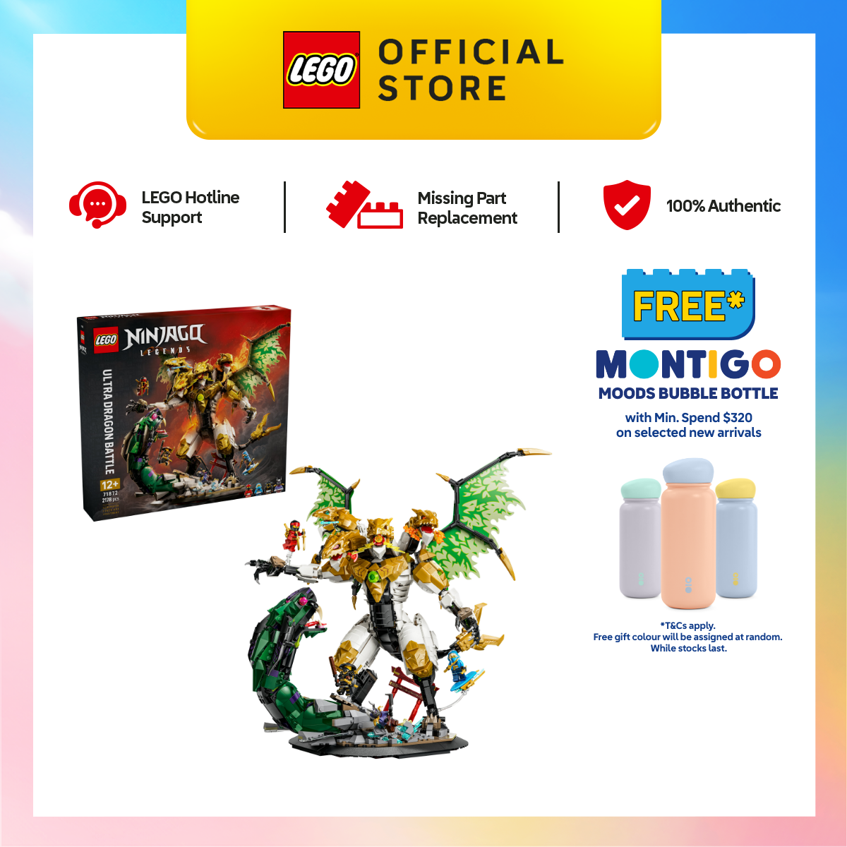 LEGO NINJAGO 71836 Arc Dragon of Focus (869 Pieces) | Lazada Singapore